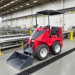 Skid Steer Loader Comfortable Seated Operation Skid Steer Loader Multifunctional ForConstruction And Farming Mini Loaders