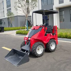 Skid Steer Loader Comfortable Seated Operation Skid Steer Loader Multifunctional ForConstruction And Farming Mini Loaders