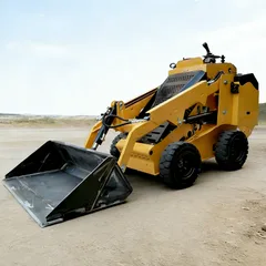 Compact Skid Steer Loader Seated Operation S750  Multifunctional Mini Loader Fast Delivery Cheap Small Skid Steer Loader Price