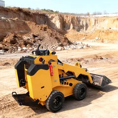 Compact Skid Steer Loader Seated Operation S750  Multifunctional Mini Loader Fast Delivery Cheap Small Skid Steer Loader Price