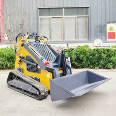 Garden Mini Wheel Skid Steer Loader Customized Farm Skid Steer Loader Factory Hot Sale Skid Steer Loader Euro 5 CE EPA