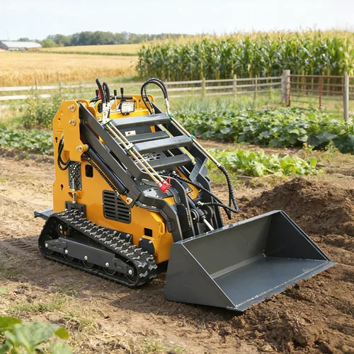 China Hot Sale Skid Steer Loader Euro 5 CE EPA Engine 4 Wheels Drive Diesel MiniWheel Loader Farm Mini Skid Loader Customized