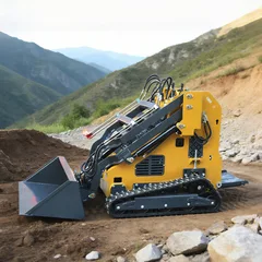 Fast Delivery Mini Loaders Machine Multifunctional Small Wheel Loader XERTHYSMini Skid Steer Loader With Attachments