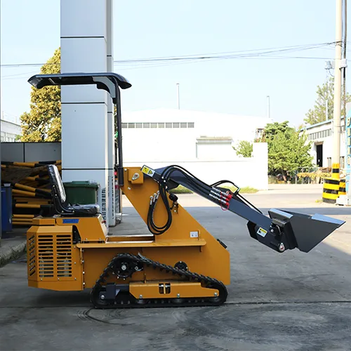 Mini Skid Steer Loader For Home Orchard Farm Skid Steer Loader With TrackCustomize Multifunctional Crawler Mini Loaders
