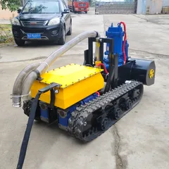 Underwater silt removal robot, fully electric tracked chassis, silt removal robot, pipeline, river, chemical tank, pool silt removal
