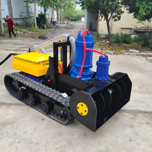 Underwater silt removal robot, fully electric tracked chassis, silt removal robot, pipeline, river, chemical tank, pool silt removal