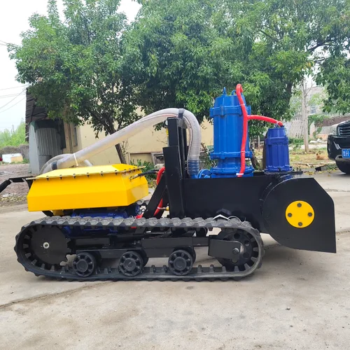 Underwater silt removal robot, fully electric tracked chassis, silt removal robot, pipeline, river, chemical tank, pool silt removal