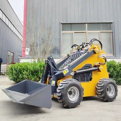 Garden Mini Wheel Skid Steer Loader Customized Farm Skid Steer Loader Factory Hot Sale Skid Steer Loader Euro 5 CE EPA