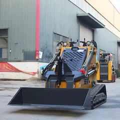 Multifunctional   Skid Steer Loader Fast Delivery Crawler Wheel Mini Loaders High Quality Small Skid Steer Loader Customize