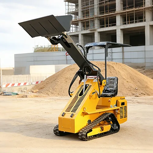 Mini Skid Steer Loader For Home Orchard Farm Skid Steer Loader With TrackCustomize Multifunctional Crawler Mini Loaders