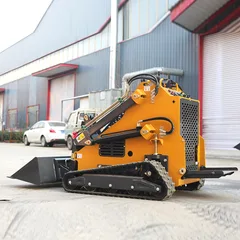 Multifunctional   Skid Steer Loader Fast Delivery Crawler Wheel Mini Loaders High Quality Small Skid Steer Loader Customize