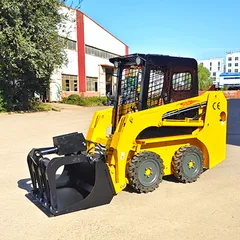 Customized Skid Steer Loader Epa Euro5 Engine Diesel China Skid Steer Loader CeMultifunctional Mini Skid Steer Loader Attachments