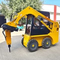 Customized Skid Steer Loader Epa Euro5 Engine Diesel China Skid Steer Loader CeMultifunctional Mini Skid Steer Loader Attachments
