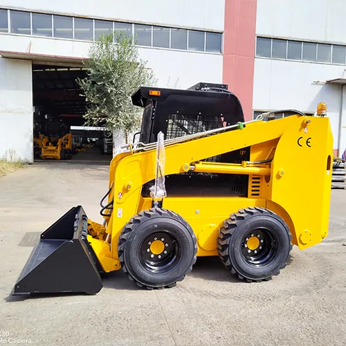 Seated Operation Skid Steer Loader Multifunctional Farm Home Use Mini Loader WithAttachment High Efficiency Skid Steer Loader