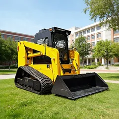 Factory Price Skid Steer Wheel Tracked  Loaders Low Price Skid Steer Loaders ManufacturerHydraulic Epa Euro5 Engine Skid Steer Loader
