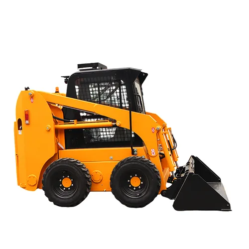 High Efficiency Wheeled Skid Steer Loader Multifunctional For Loading Farming Mini Loader Hydraulic Small Skid Steer Loader