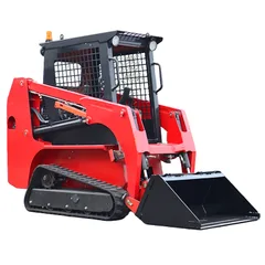 Construction Track Skid Steer Loader 850KG 950KG 1000KG Mini Skid Steer LoaderCustomized Farm Crawler Skid Steer Loaders