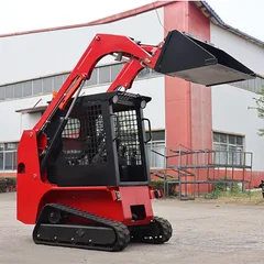 Construction Track Skid Steer Loader 850KG 950KG 1000KG Mini Skid Steer LoaderCustomized Farm Crawler Skid Steer Loaders