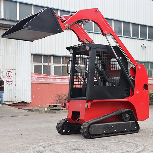 Construction Track Skid Steer Loader 850KG 950KG 1000KG Mini Skid Steer LoaderCustomized Farm Crawler Skid Steer Loaders