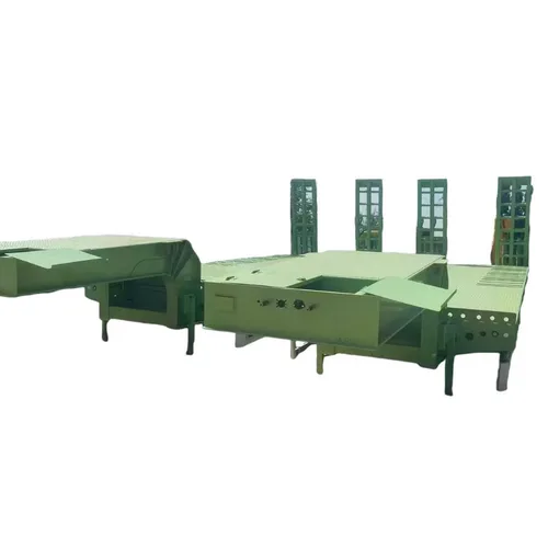 Multi-axle Low-Bed Heavy Transport Trailer, Custom Sizes & Axles