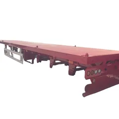 Export-grade Flatbed Container Trailer for Standard Containers, Custom Configurations