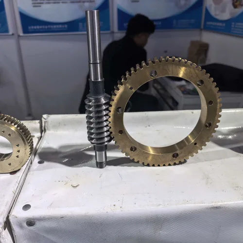 Precision Double Lead Worm Gear Set, Zero Backlash, For CNC Rotary Table 4th Axis