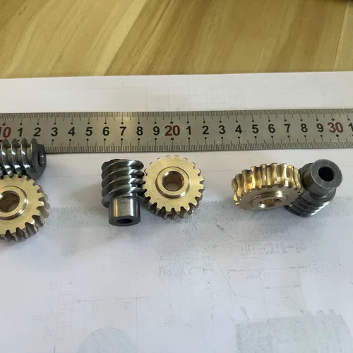 Precision Double Lead Worm Gear Set, Zero Backlash, For CNC Rotary Table 4th Axis