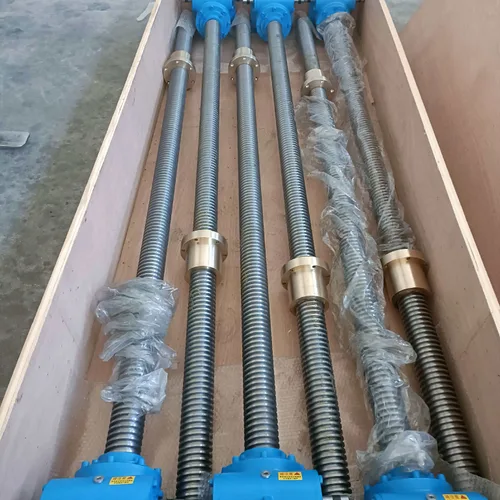 crew Jack, Trapezoidal/Ball Screw Lifter, Self-Locking Lifting Platform for Automation