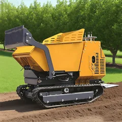 Hot Sale Crawler Mini Dumper Diesel Engine Mini Track Dumper 1000kg Factory PriceHydraulic Mini Dumper For Sale