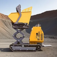 Hot Sale Crawler Mini Dumper Diesel Engine Mini Track Dumper 1000kg Factory PriceHydraulic Mini Dumper For Sale