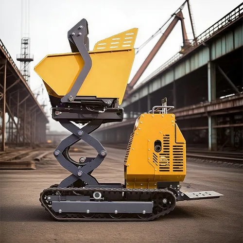 Hot Sale Crawler Mini Dumper Diesel Engine Mini Track Dumper 1000kg Factory PriceHydraulic Mini Dumper For Sale