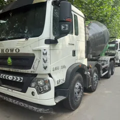Used HOWO TX Cement Mixer Truck, China V Emission, Large Capacity Drum