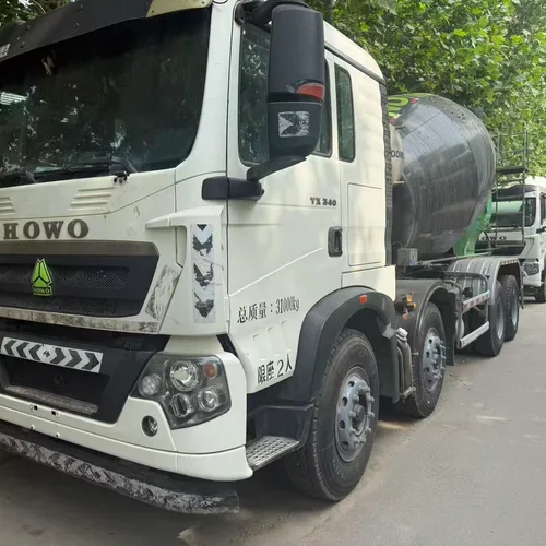 Used HOWO TX Cement Mixer Truck, China V Emission, Large Capacity Drum