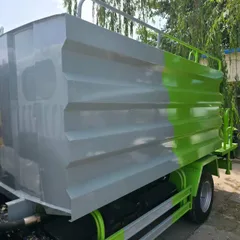 Dongfeng D6 7-ton Blue Multifunctional Water Sprinkler Truck / Dust Suppression Truck