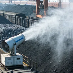Intelligent dust controller Fog cannon for dust control in Hawkeye supporting factory area of steel plant