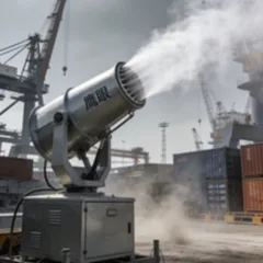 Intelligent dust controller Fog cannon for dust control in Hawkeye supporting factory area of steel plant