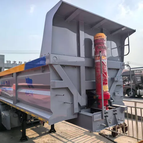 Custom Rear Tipper Semi-Trailer, 9-11m Length/1.5-2.2m Height, Heavy-duty