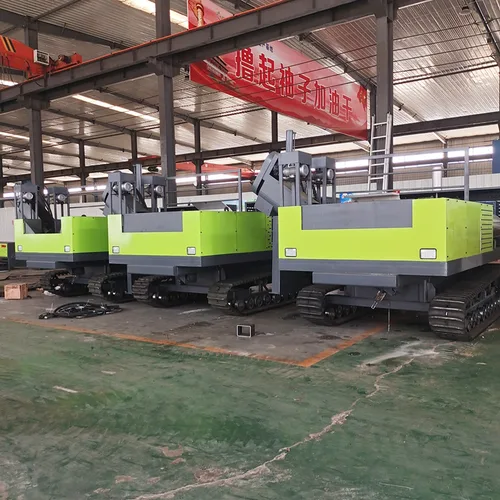 Rubber track curbstone forming machine