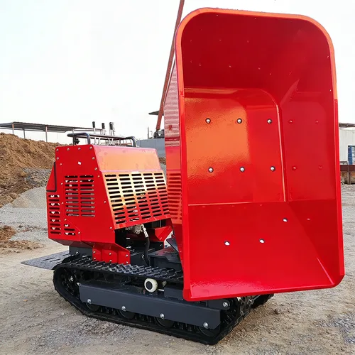 High Quality Crawler Mini Dumper EPA CE EURO 5 Farm Garden Diesel Engine All Terrain Tracked Transport Dump Truck 1200kg Mini Dumper