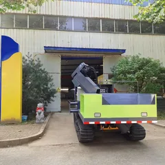 Rubber track curbstone forming machine