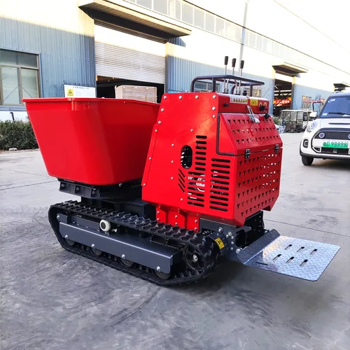 High Quality Crawler Mini Dumper EPA CE EURO 5 Farm Garden Diesel Engine All Terrain Tracked Transport Dump Truck 1200kg Mini Dumper