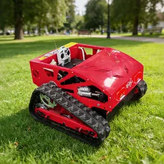 Fast delivery Self Propelled Garden Mower Mowers Lawn Rotary Tracked All TerrainRemote Control Weed Mowing Machine