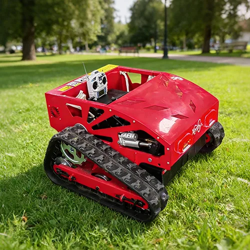 Fast delivery Self Propelled Garden Mower Mowers Lawn Rotary Tracked All TerrainRemote Control Weed Mowing Machine