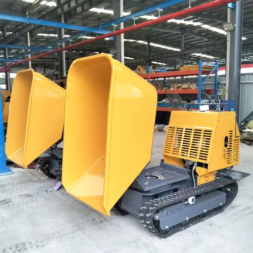 High Quality Crawler Mini Dumper EPA CE EURO 5 Farm Garden Diesel Engine All Terrain Tracked Transport Dump Truck 1200kg Mini Dumper