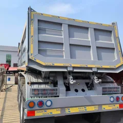 Custom Rear Tipper Semi-Trailer, 9-11m Length/1.5-2.2m Height, Heavy-duty