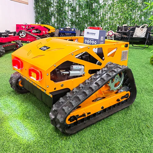 Fast delivery Self Propelled Garden Mower Mowers Lawn Rotary Tracked All TerrainRemote Control Weed Mowing Machine