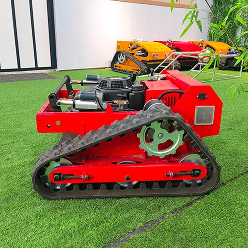 Fast delivery Self Propelled Garden Mower Mowers Lawn Rotary Tracked All TerrainRemote Control Weed Mowing Machine