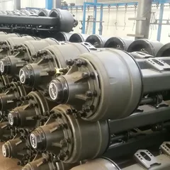 Liangshan-made Semi-Trailer Axle Parts, 13-Ton Load Capacity, For Coal/Heavy-duty Conditions