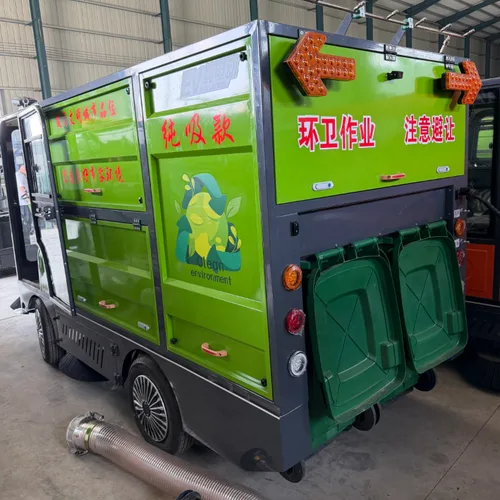 . Enclosed Cab Compact Electric Street Sweeper, Ride-On Floor Cleaning Vehicle for Commercial Use