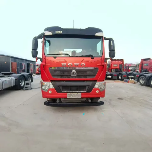 Used Howo TX Flat-roof Tractor Truck, 440HP, MAN Technology Engine, Sinotruk 12-speed, Export Available